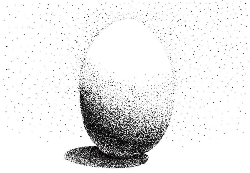 【初學者自學畫畫（七）】讓圖變立體，最簡單的陰影畫法教學－作業畫蛋9