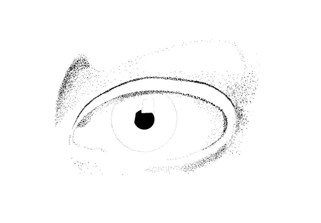 【最簡單的畫畫教學】畫眼睛的五個步驟－標示出亮處與陰影