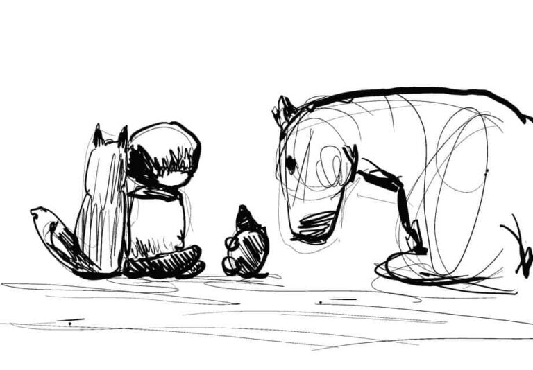 超美的繪本《男孩、鼴鼠、狐狸與馬》：我的手繪閱讀心得